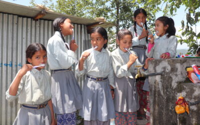 Start Hygieneprogramm an der Mountain School Simthali